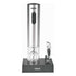 Electric corkscrew from Bigbuy Haeger Lucca pack, rechargeable kitchen tool with a sleek design for opening wine bottles easily.