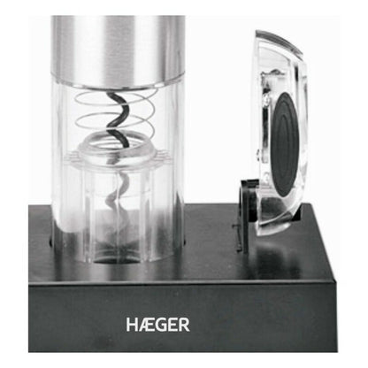 Rechargeable electric corkscrew by Bigbuy from the Haeger Lucca Pack, designed for easy wine bottle opening in the kitchen.