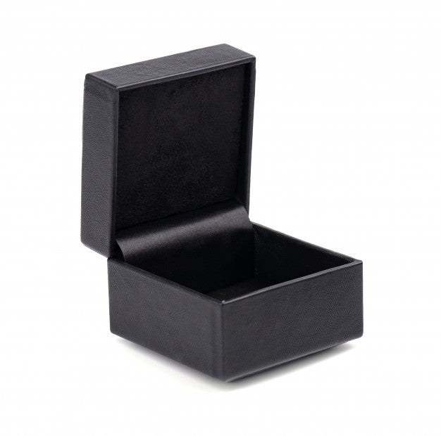 Round lab-grown diamond solitaire engagement ring in 14K white gold with six prongs, G-VS clarity, AGI certified.
