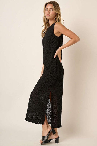 Jade Icarus Mittoshop sleeveless dress with round neckline and side slit, women&