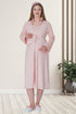 Burgundy Artemis Shopymommy 5715 lace embroidered maternity and nursing nightgown, soft and comfortable lingerie for new moms