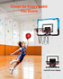 Start2Finish VEVOR Kids Basketball Hoop with electronic scoreboard, LED light, and music, designed for indoor use for children 3+.