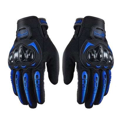 Puce Gaia full finger racing motorcycle motocross gloves with reinforced palms and breathable fabric for dirt bike riding.