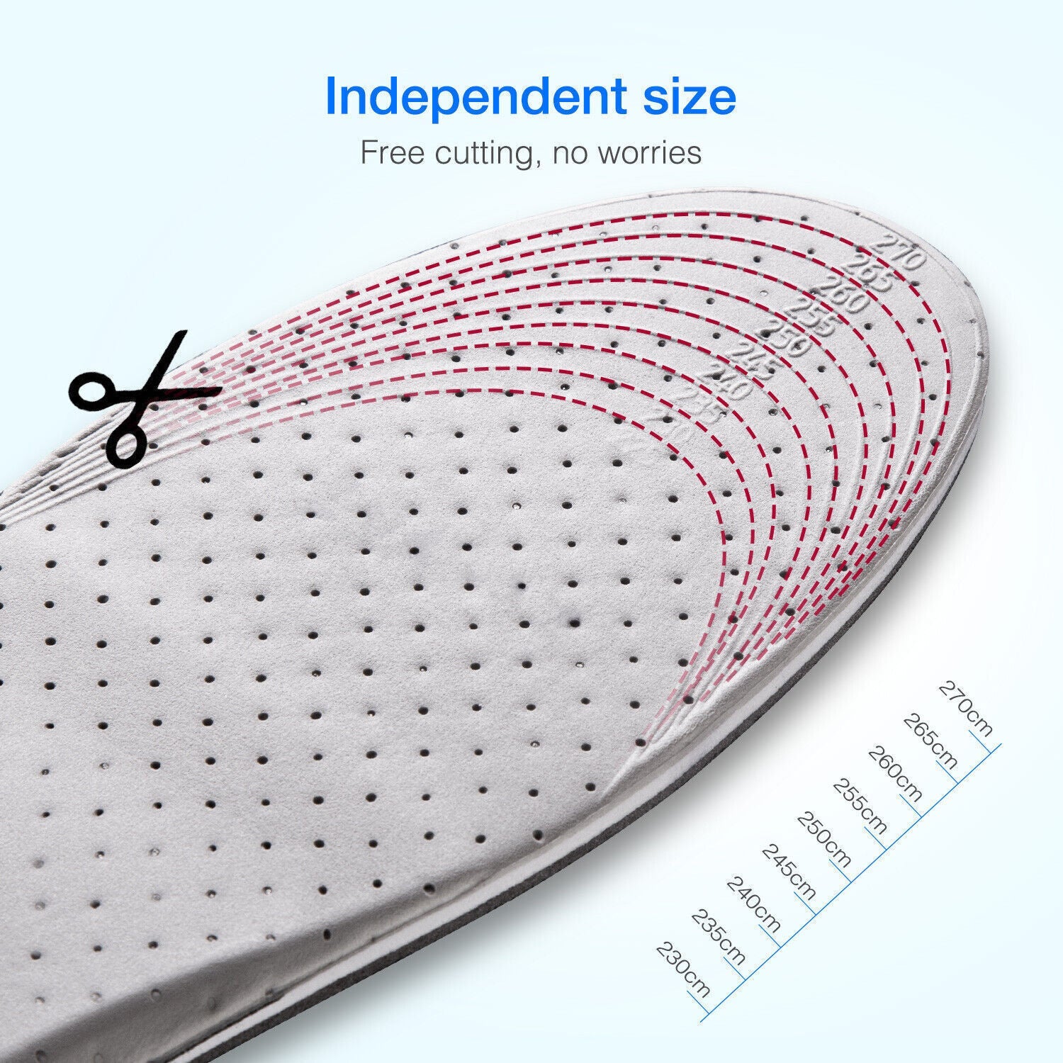 Invisible height increase insoles by Puce Gaia for men and women, designed to add height and improve shoe comfort.