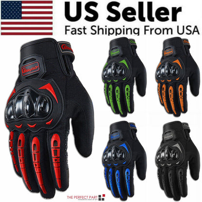 Puce Gaia full finger racing motorcycle motocross dirt bike gloves with reinforced palms and breathable fabric for riding comfort