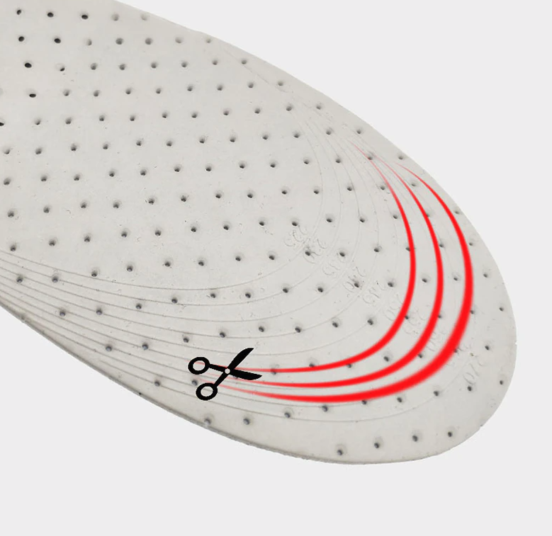 Puce Gaia invisible height increase insoles for men and women, heel lift tech accessories for taller shoes, discreet and comfortable.