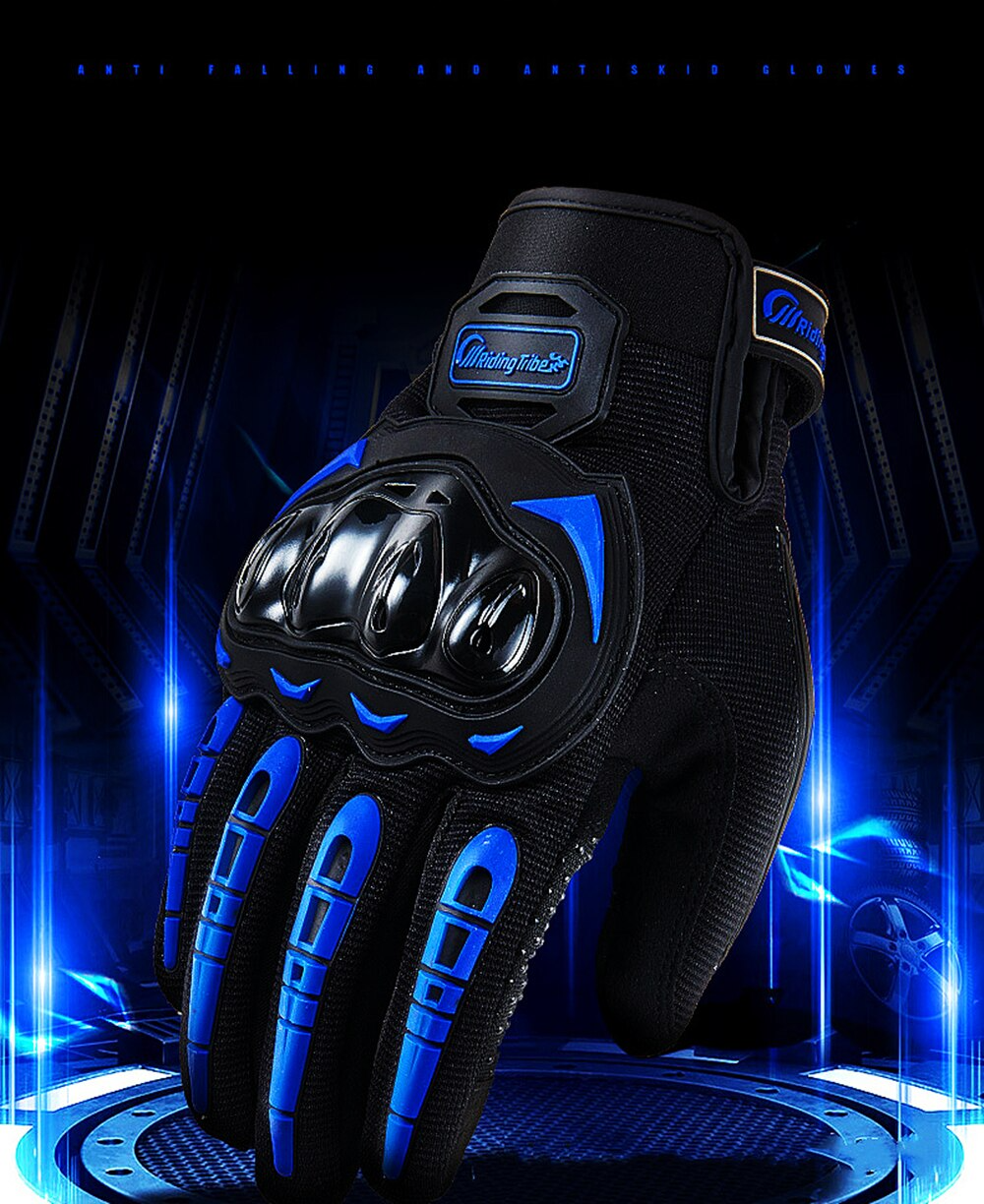 Puce Gaia full finger racing motorcycle motocross riding dirt bike gloves with protective features and durable construction.