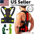 Puce Gaia posture corrector support magnetic back shoulder brace belt band, designed for improved posture and back support.