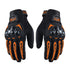 Puce Gaia full-finger racing motorcycle motocross riding dirt bike gloves with protective features and textured grip.