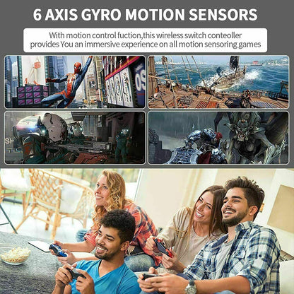 Puce Gaia Pro Wireless Game Controller for Nintendo with ergonomic joystick and remote buttons, designed for gaming comfort.