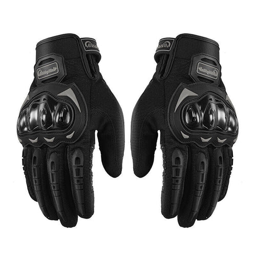 Puce Gaia full finger racing motorcycle dirt bike gloves with protective padding and breathable fabric for motocross riding.