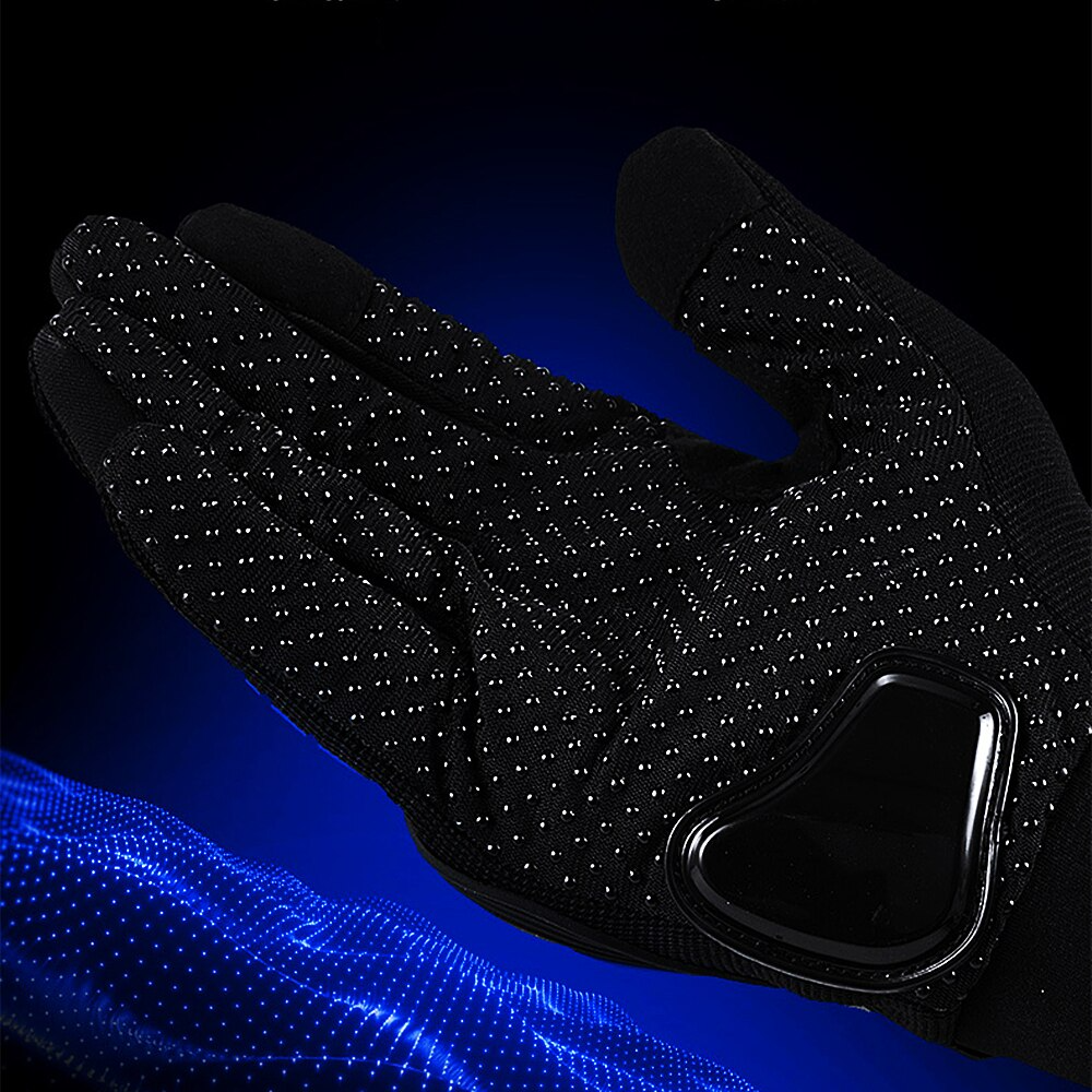 Puce Gaia full finger racing motorcycle motocross gloves with protective design for dirt bike riding.