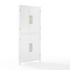 Start2Finish Roarke corner kitchen storage pantry cabinet with shelves and door, designed for organized kitchen storage.