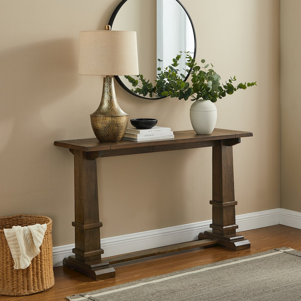 Start2Finish Joanna entryway console table with sleek wooden surface and modern design, ideal for hallway or living room decor.