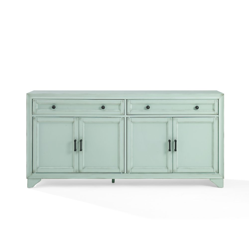 Start2Finish Tara sideboard with sleek wooden finish, featuring multiple drawers and cabinet doors for stylish storage.