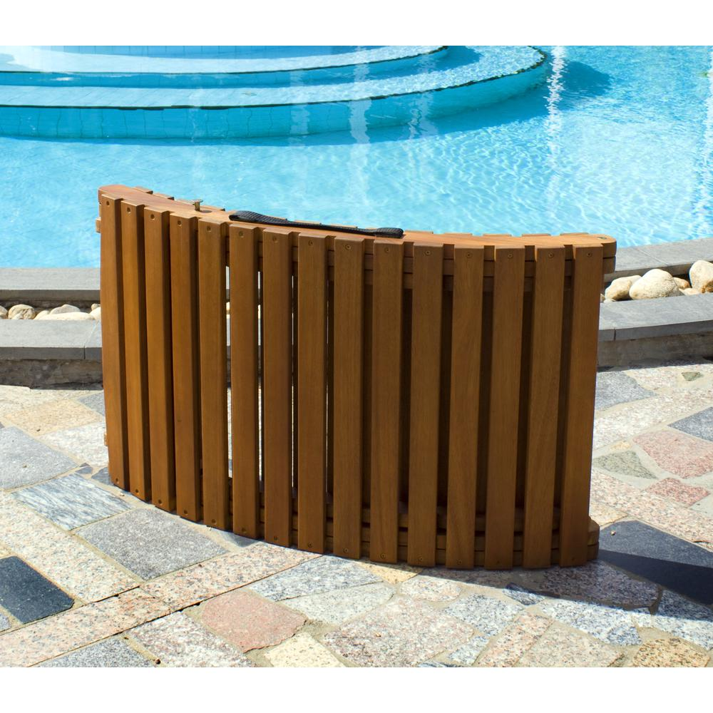 Start2Finish curved folding chaise lounger with cushioned surface and adjustable backrest, shown in a folded position.