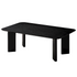 Black ash rectangular modern wood coffee table by Start2Finish, featuring a sleek, minimalist design and sturdy rectangular shape.