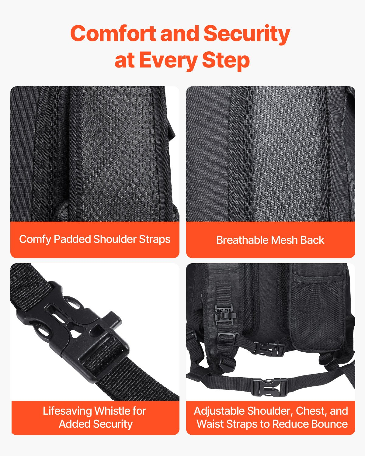 Start2Finish VEVOR 25L hydration backpack with insulated 2L TPU water bladder, outdoor hiking, running, cycling, camping gear