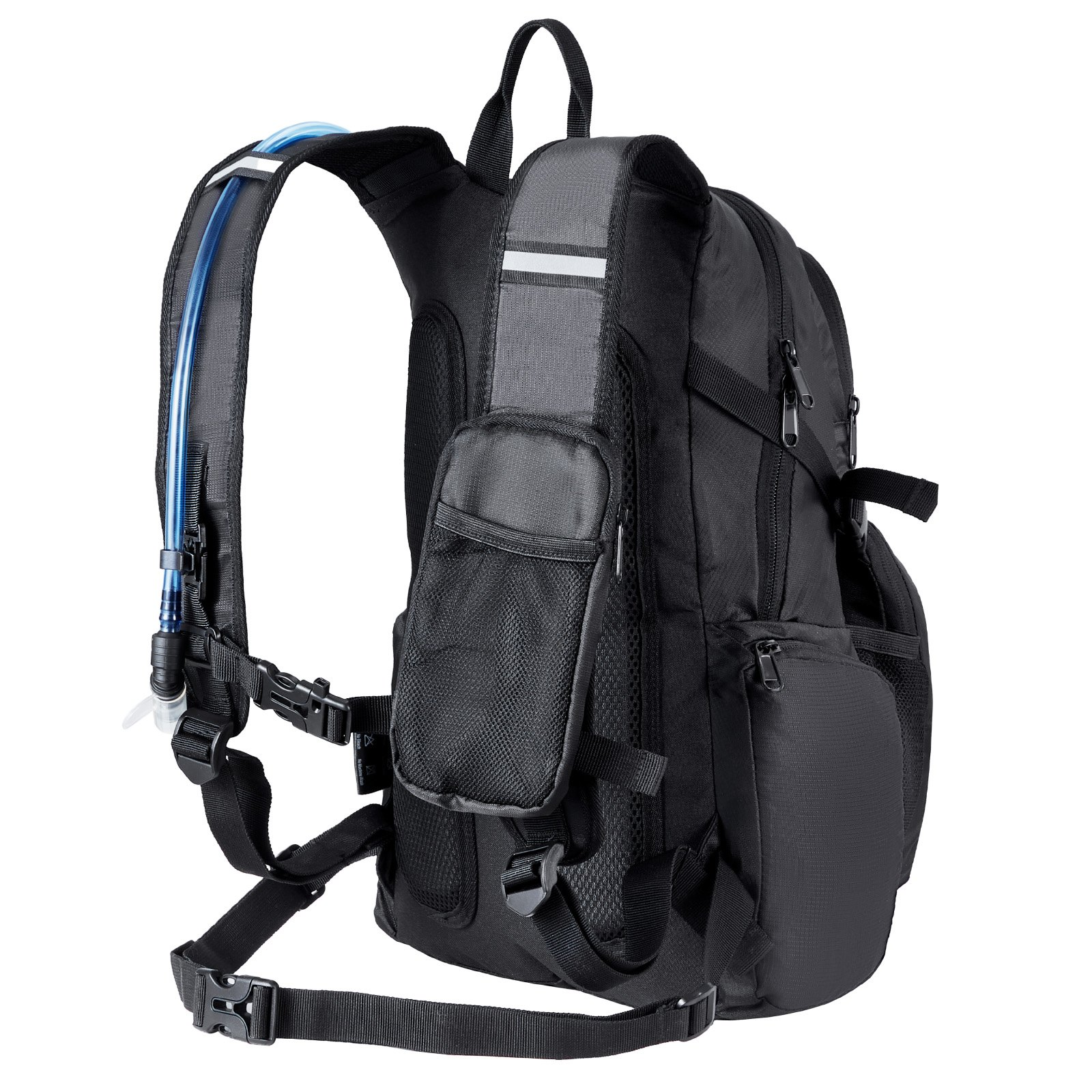 Start2Finish VEVOR 25L insulated hydration backpack with water bladder, outdoor hiking, running, cycling, and camping gear.