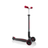 Start2Finish Globber Master Prime 3-wheel scooter in black with red accents, designed for kids, showing the scooter&