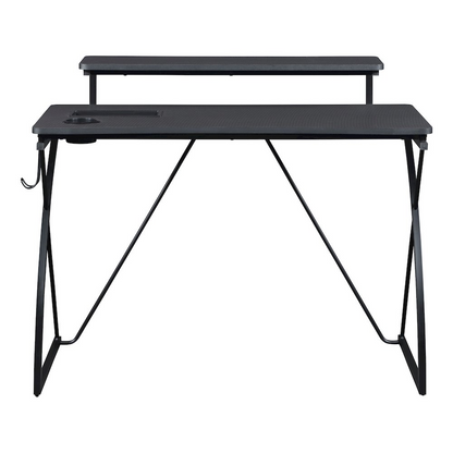 Start2Finish Biome 44-inch gaming desk with Bluetooth LED lights, featuring a spacious surface and modern design.