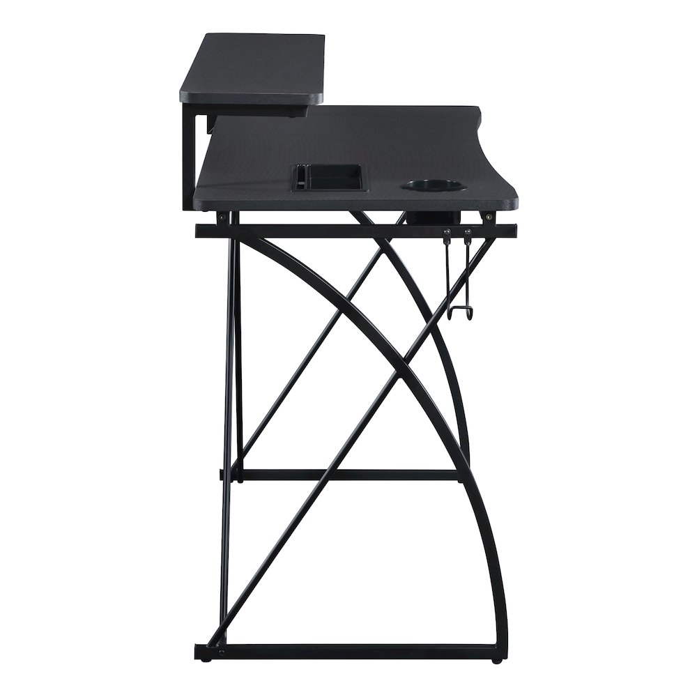 Start2Finish Biome 44-inch gaming desk with Bluetooth LED lights, modern furniture with spacious surface and built-in lighting.