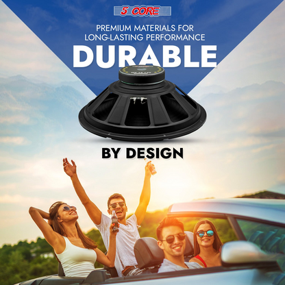 Start2Finish 15-inch automotive car woofer with 450W deep bass, 4 Ohm, loudspeaker for high-quality sound system replacement.