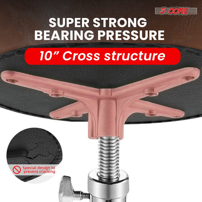 Start2Finish 5 Core Drum Throne with 4-inch padded saddle seat, heavy-duty adjustable drumming chair for musicians.