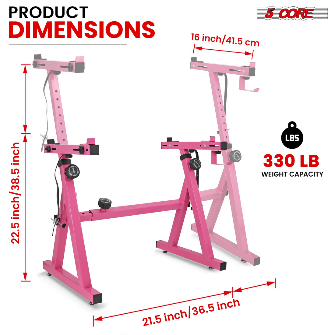 Start2Finish 5-core Z-shape adjustable keyboard stand for piano and DJ controllers, heavy-duty, foldable, and sturdy.