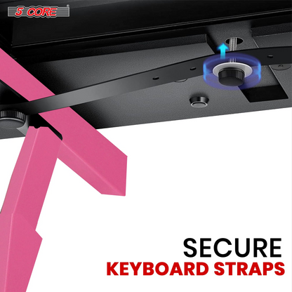 Start2Finish 5-core Z shape keyboard stand, adjustable, foldable heavy-duty metal stand for piano or DJ controller setup.