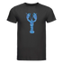 Start2Finish T-Shirt featuring a large blue lobster graphic with pink accents, casual apparel for seafood lovers.