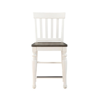 Joanna 9-piece counter dining set by Start2Finish with wooden chairs and a matching table for kitchen or bar area.