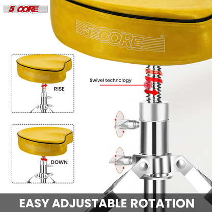 Start2Finish 5 Core Drum Throne with 4-inch padded saddle seat, heavy-duty adjustable drumming chair for musicians.