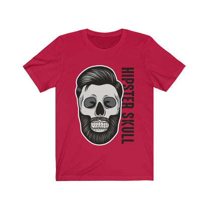 Plum Charlie hipster skull graphic T-shirt featuring pop culture design, casual fit, and bold skull print on soft fabric.