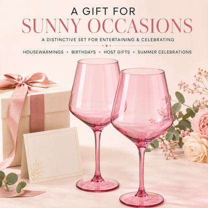 Floating Wine Glasses for Pool (18 Oz | Set of 2)