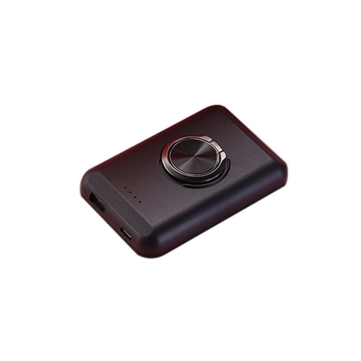Salmon Lucky wireless magnetic charger and power bank for iPhone 12 with sleek design and built-in magnetic attachment.