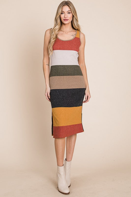 Color block casual dress for women by Jade Icarus, featuring vibrant geometric patterns and a relaxed fit.