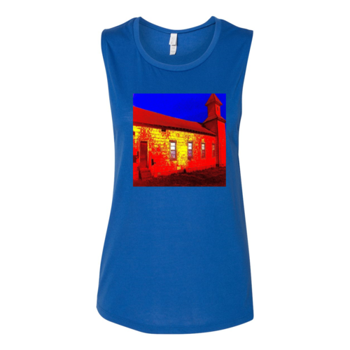 Teal Ananke Abandoned Church women&