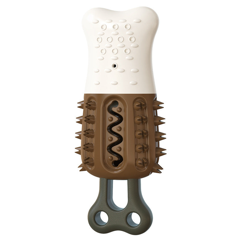 Maroon Asteria summer cooling pet teeth cleaning toy with chewable features for dogs, designed to promote oral health and refresh breath.