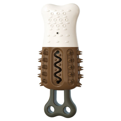 Maroon Asteria summer cooling pet teeth cleaning toy with chewable features for dogs, designed to promote oral health and refresh breath.
