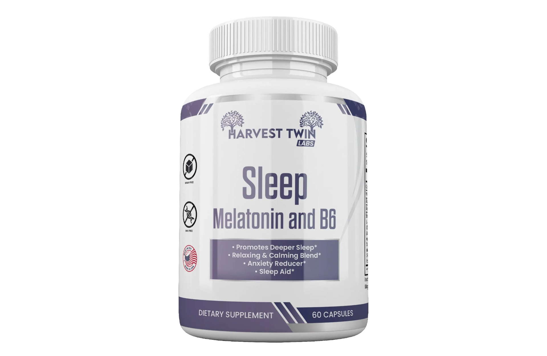 Start2Finish Sleep Formula Blend with Melatonin supplement bottle on a white background, showing the product label and cap.