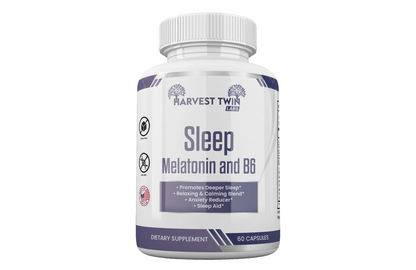 Start2Finish Sleep Formula Blend with Melatonin supplement bottle on a white background, showing the product label and cap.