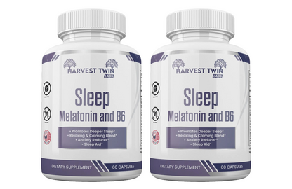 Start2Finish Sleep Formula Blend with Melatonin supplement in a bottle, designed to promote restful sleep and relaxation.