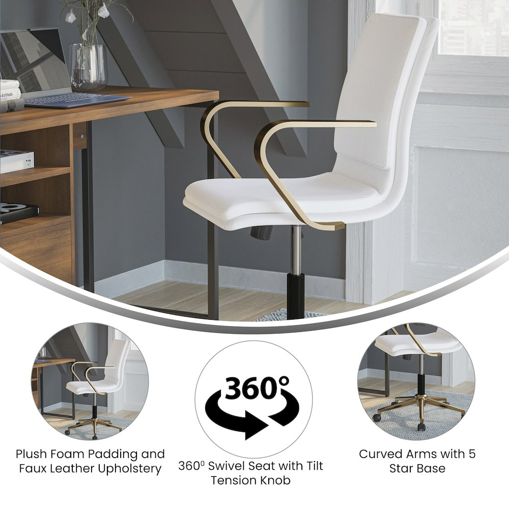 Modern elevated mid-back executive office chair by Start2Finish with black upholstery and ergonomic design for professional workspace comfort.