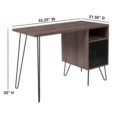 Contemporary Start2Finish computer desk with clean lines and spacious workspace, ideal for modern home or office setup.