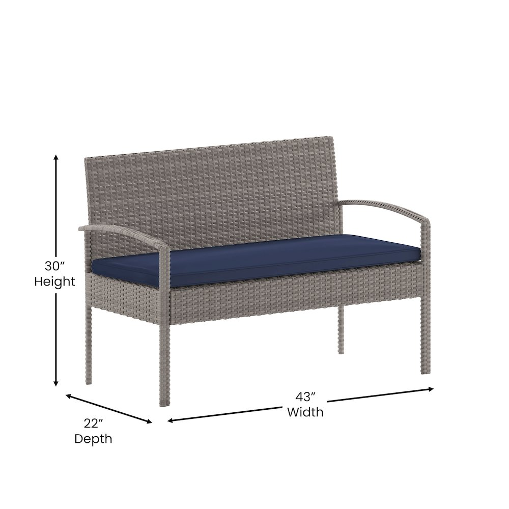 Start2Finish contemporary outdoor seating set with cushioned chairs and a matching table, perfect for patio or garden relaxation.