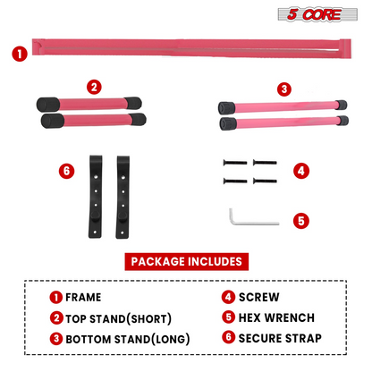 Start2Finish 5 Core X-shaped keyboard stand, adjustable and foldable, for portable DJ controllers and musical instruments.