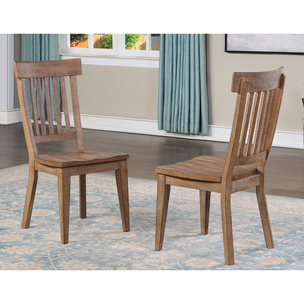 Riverdale 6-piece dining set by Start2Finish featuring a wooden table and six matching chairs in a modern design.