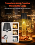Start2Finish VEVOR cordless table lamps 2-pack with adjustable heights, rechargeable batteries, stepless dimming, black finish, and detachable shades.