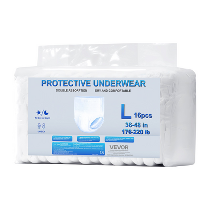 Start2Finish VEVOR adult incontinence underwear for men and women, high absorbency disposable pull-ups with leakproof leg cuffs.